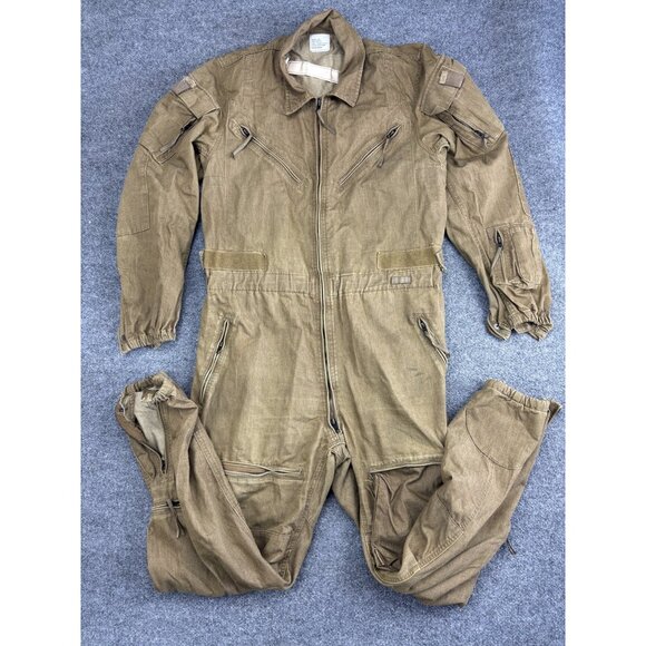US Army Other - Vintage Military Combat Vehicle Crewman Coveralls Mens Medium Long 80s Distresse